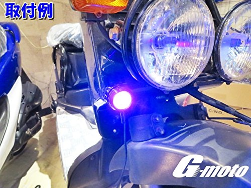 Amazon | Z1-2BL 大口径レンズ搭載 爆光 ストロボ LEDライト 青